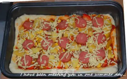 Make RED INTESTINAL PIZZA step 4
