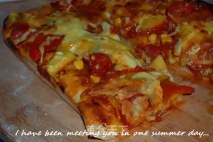 Make RED INTESTINAL PIZZA step 5