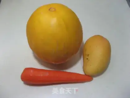 Make Mango goldmelon carrot juice step 0