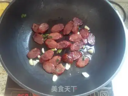 Make Orchids for sausages step 7