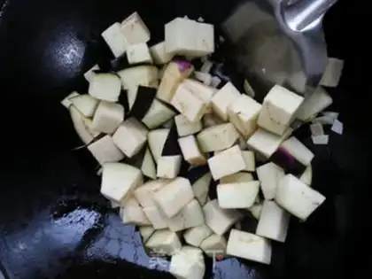 Make They burn eggplant all the time step 4