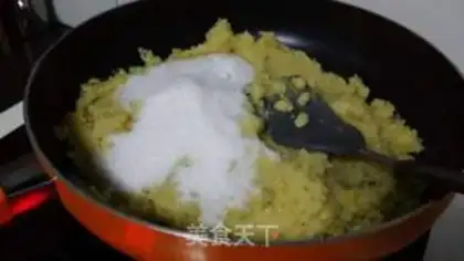 Make Green bean cake step 2