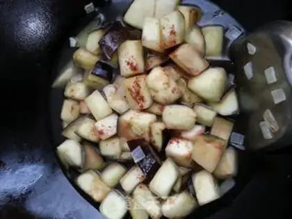 Make They burn eggplant all the time step 6