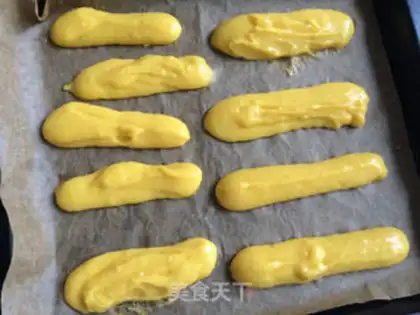 Make Finger cookie puff step 3