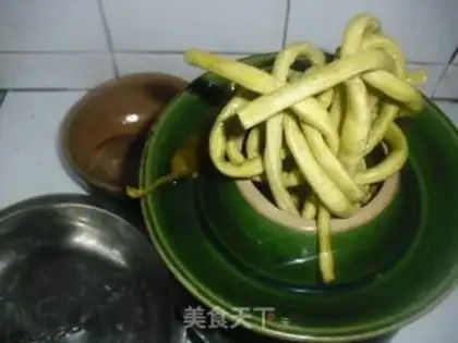 Make Sour beans step 1