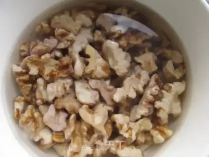 Make Yellow walnut dates step 2