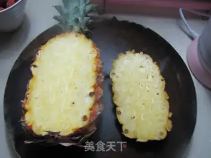 Make Pineapple rice step 0