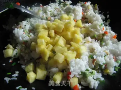Make Pineapple rice step 9