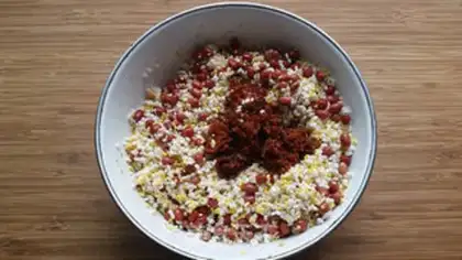 Make Red bean date step 5