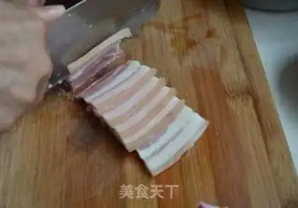 Make A thousand pieces of salted meat step 2