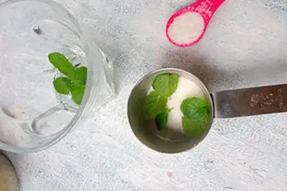 Make Mojito cocktails step 1