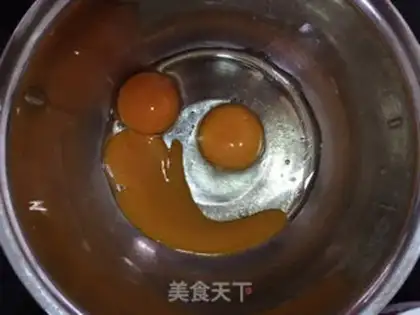 Make Egg yolk step 1
