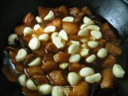 Make Garlic meat step 5