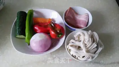 Make Bacon noodles step 0
