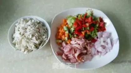 Make Bacon noodles step 1