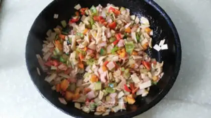Make Bacon noodles step 7