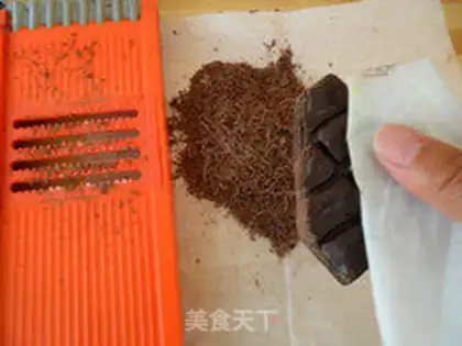 Make Chocolate angel cake step 1