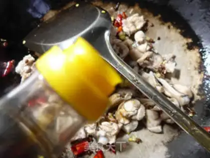 Make Spicy bull frog step 6