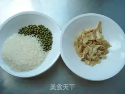 Make Lily green bean congee step 0
