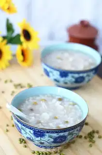 Make Lily green bean congee step 5
