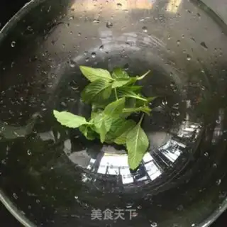 Make Lemon mint ice step 2