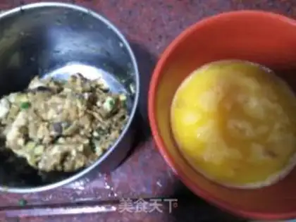 Make Egg dumplings step 0