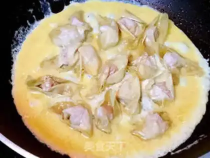 Make Frozen eggskin step 4