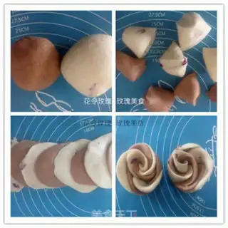 Make Panda, peach, rose bag step 9