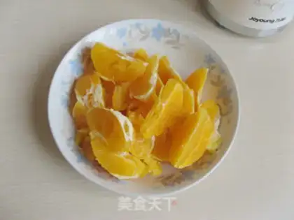 Make Sweet orange juice step 1