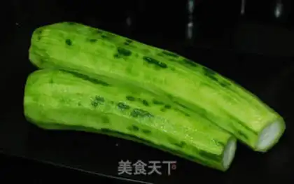 Make Garlic silk melon step 1