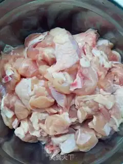 Make Spicy chicken step 1