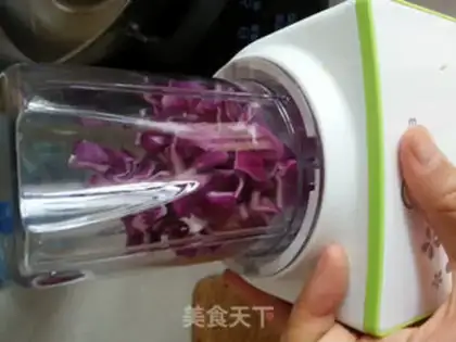 Make The purple blue-handed noodles step 1