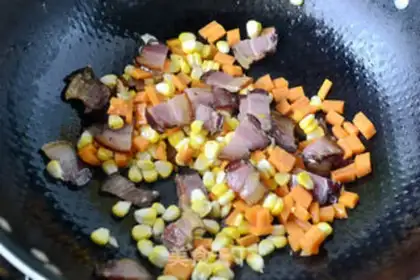 Make Weenie rice in the field step 4