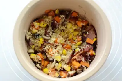 Make Weenie rice in the field step 5