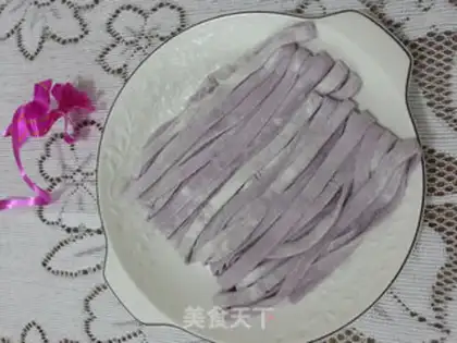 Make The purple blue-handed noodles step 8