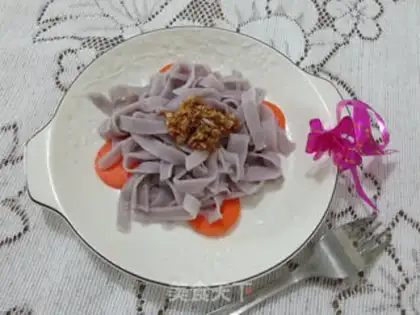 Make The purple blue-handed noodles step 9