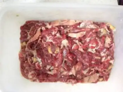 Make Beef fried white step 0