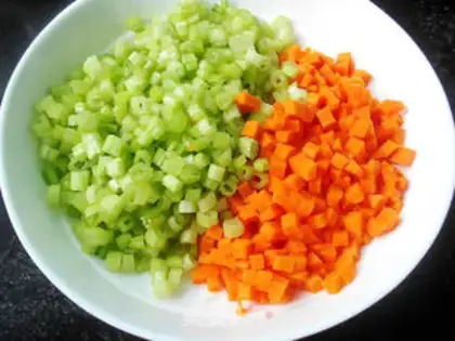 Make Carrot celery step 1