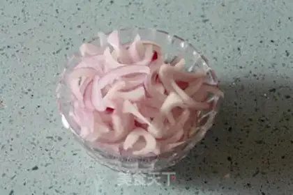 Make Onions with chicken silk step 4
