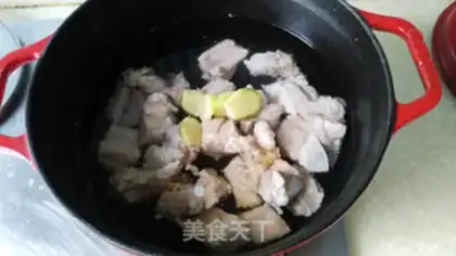 Make Old cucumber steak soup step 3