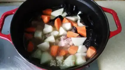 Make Old cucumber steak soup step 6