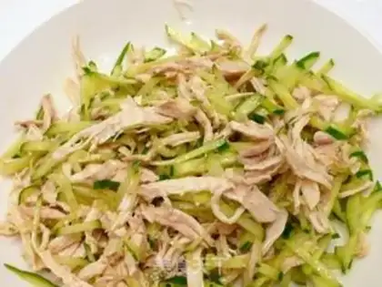 Make Tami lemon chicken silk salad step 2