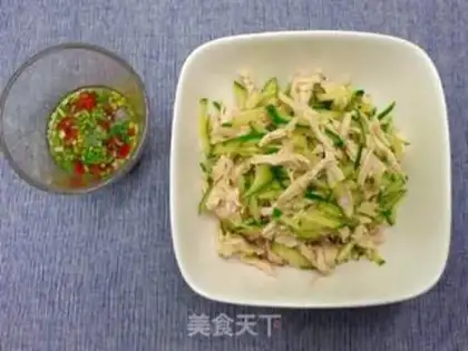 Make Tami lemon chicken silk salad step 5