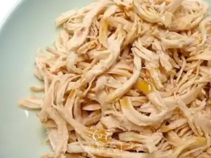 Make Chicken silk salad step 2