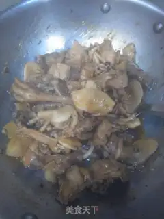 Make Fresh chicks and mushrooms step 5