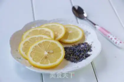 Make Lavender lemon tea step 2