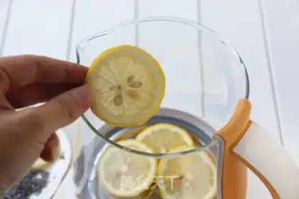 Make Lavender lemon tea step 3