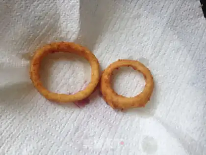 Make Onion rings step 7