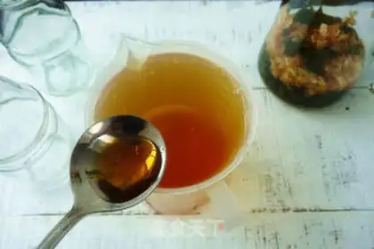 Make Jasmine honey makes tea step 4