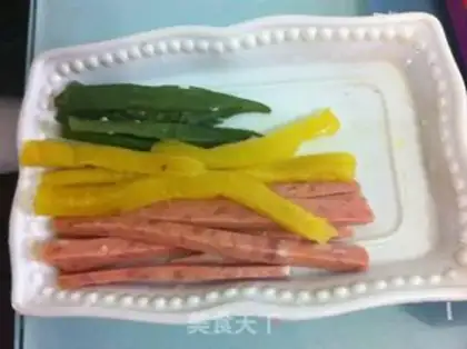 Make Toast sushi step 1